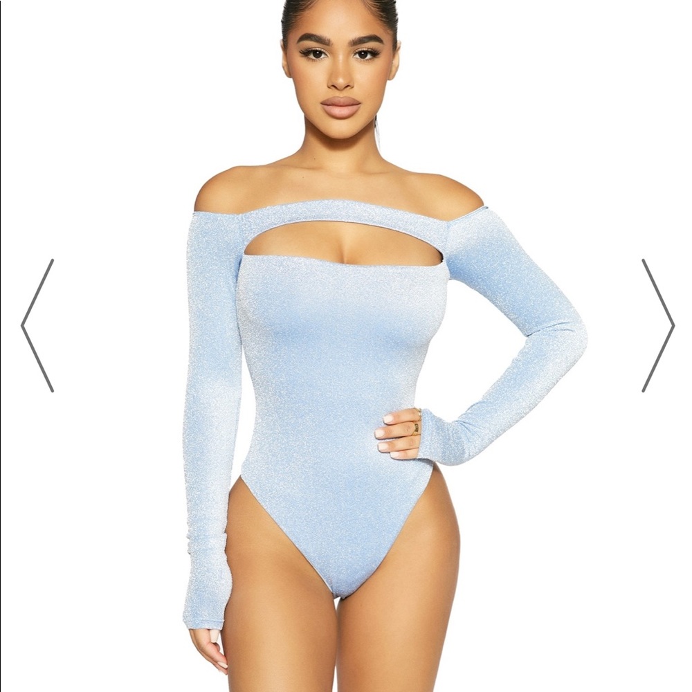 GLOW OFF-SHOULDER BODYSUIT